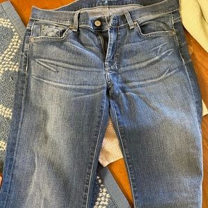 Moderately worn 7 for all mankind dojo jeans